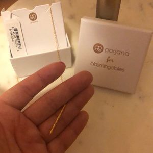 NWT Gorjana for Bloomingdales gold necklace